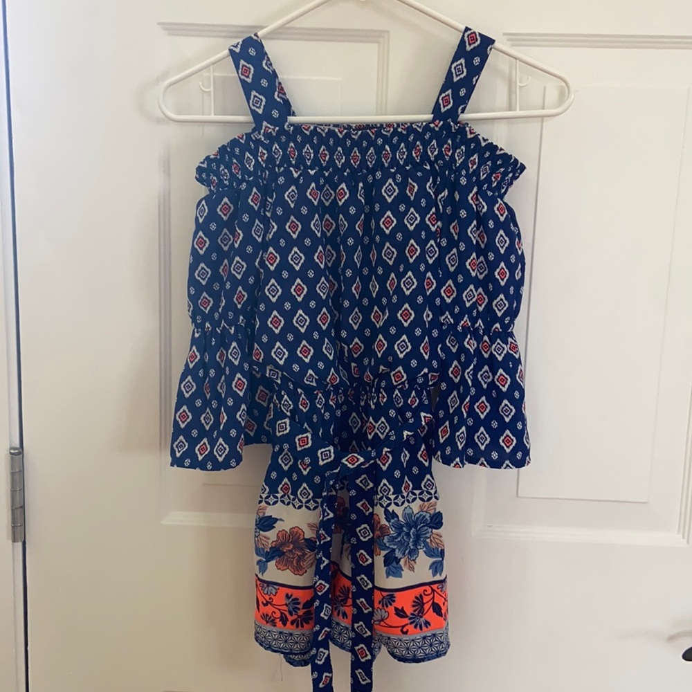 Girls one piece shorts outfit